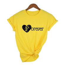 Cargar imagen en el visor de la galería, 1 Pcs Best Friend Forever BFF Letter Print Matching T Shirts
