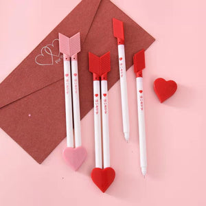 Lovers Pen Copy Pen Stationery Valentine's Day Gift 1 Pair 2pcs