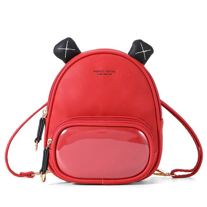 Mini Backpack Women Casual PU Leather Shoulder Bag