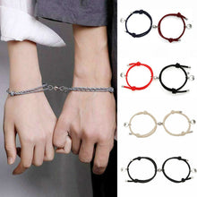 Load image into Gallery viewer, 2pcs Magnetic Attract Each Other Creative Personality Couple BFF Bracelet Chain
