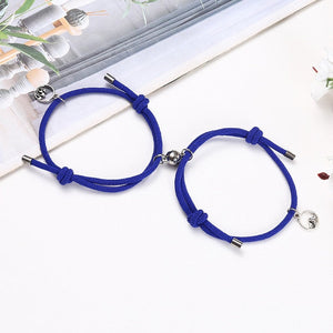 2pcs Magnetic Attract Each Other Creative Personality Couple BFF Bracelet Chain