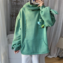 Load image into Gallery viewer, Personality Cute Frog Hooded Casual Hoodie Sweatshirts
