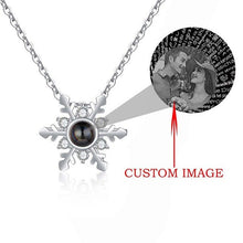 Cargar imagen en el visor de la galería, 100 Languages I Love You Xmas Snowflake Pendant Necklace

