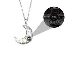 Cargar imagen en el visor de la galería, Custom Sun&amp;Moon 100 Languages I Love You Projection BFF Couples Necklaces
