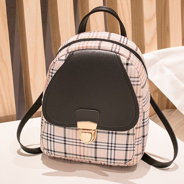 Mini Backpack Women PU Leather Bag