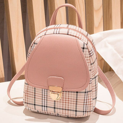 Mini Backpack Women PU Leather Bag