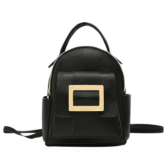 Mini Backpack Women PU Leather Bag