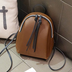 Mini Backpack Women PU Leather Bag