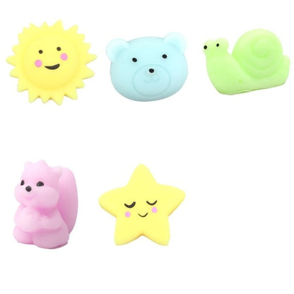 6PCS  Animal Toy Squeeze Antistress Abreact Ball Soft Sticky