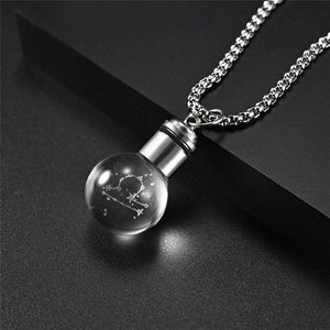 Glowing Luminous Constellations Bulb Pendant Necklaces