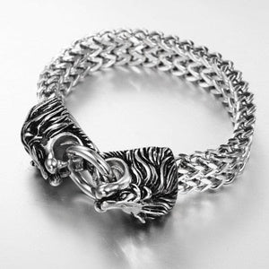 Double Lion Head Bracelet Men's Cool Bracelet