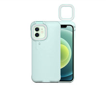 Load image into Gallery viewer, Fill Light Selfie Beauty ring flash Phone Case stable shell perfect For Iphone HuaWei
