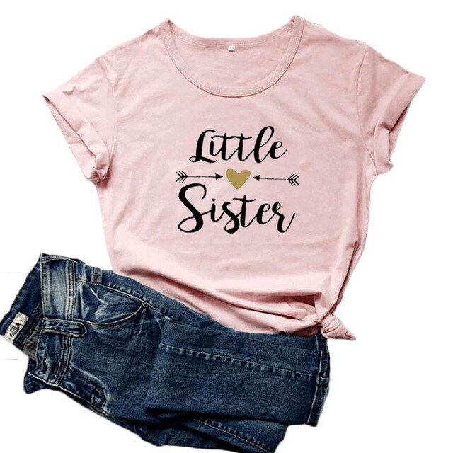 Big Sister Lettle Sister Best Friends T-Shirt BFF Matching