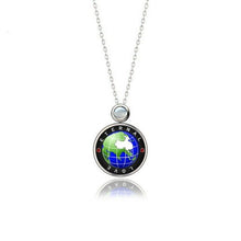 Load image into Gallery viewer, Rotatable Global Eternal Love Necklace 100 Languages I Love You Projection
