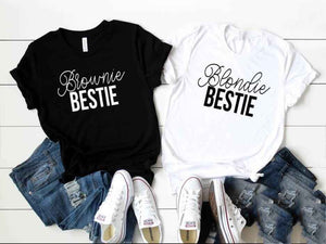 Stay True Brownie Bestie Blondie Bestie Best Friend Shirts Matching T Shirts