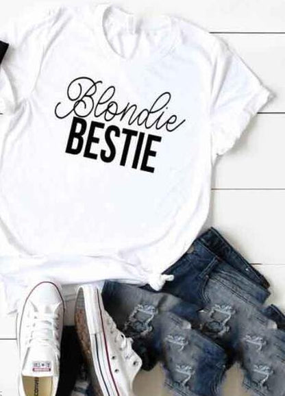 Stay True Brownie Bestie Blondie Bestie Best Friend Shirts Matching T Shirts