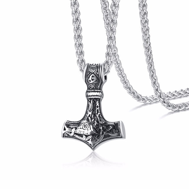 Viking Jewelry Die Hammer-Symbol-Anhänger-Halskette