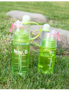 Drinking And Misting Portable Water Bottle for Outdoor Sport Cooling Down