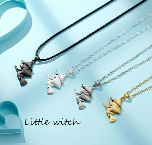 Kreativer Modetrend Little Witch Cute Halskette Schmuck Bankett Geschenk