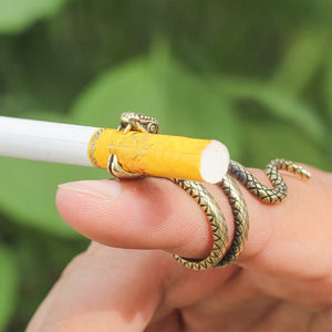 Snake Dragon Cigarette Holder Rings for Smoker