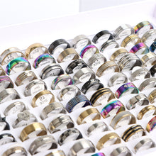 Load image into Gallery viewer, 100 PC Fashion Stainless Steel Ring Set Jewelry
