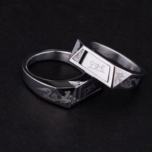 Load image into Gallery viewer, Dragon Pattern Self Defense Ring Anti-wolf Ring
