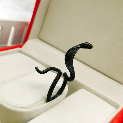 Punk Cobra Ring Snake Rings Personality Animal Ring