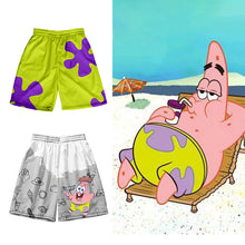 Load image into Gallery viewer, Patrick Spongebob Pants Loose Summer Casual Shorts 3D Printed Beach Shorts
