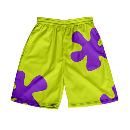 Patrick Spongebob Pants Loose Summer Casual Shorts 3D Printed Beach Shorts