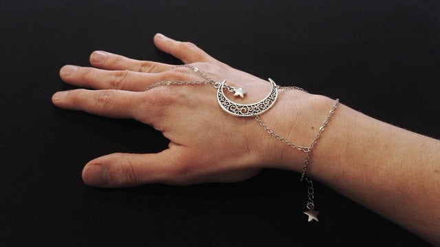 Slave Bracelet Boho Finger Bracelet Ring Chain Attach Friendship Bracelet