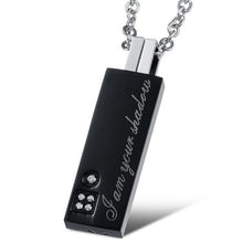Load image into Gallery viewer, BFF Couple Necklace I am your Shadow light

