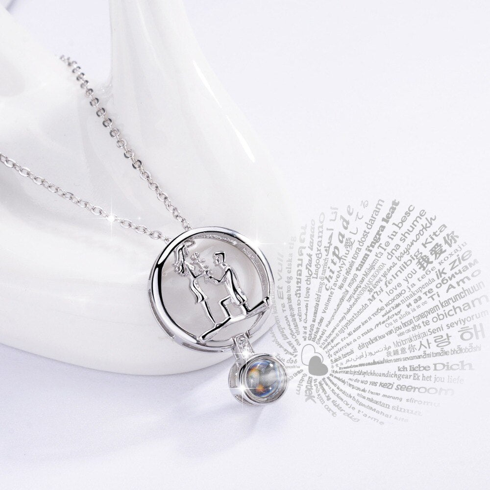 100 languages I love you Projection Pendant