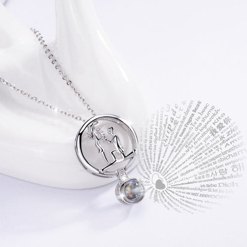 100 languages I love you Projection Pendant